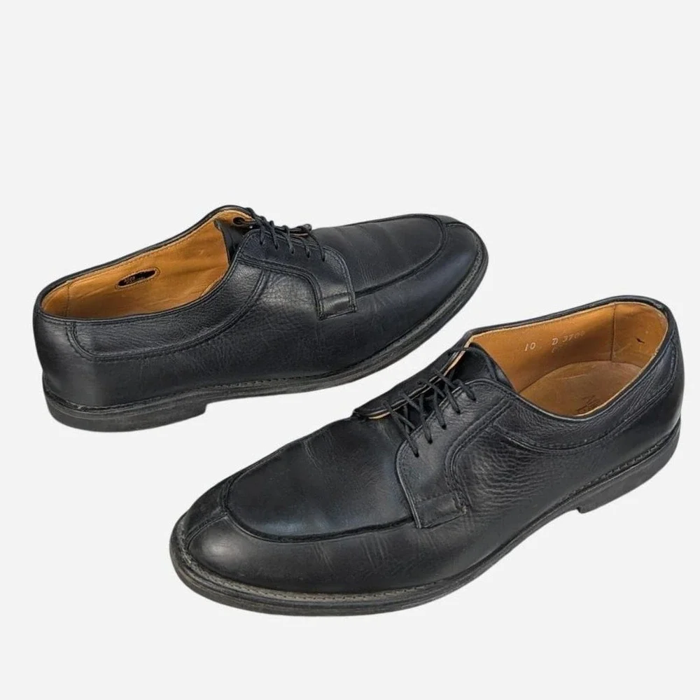 Allen Edmonds Stockbridge Split Toe Oxford Black Men's 10D Made in USA